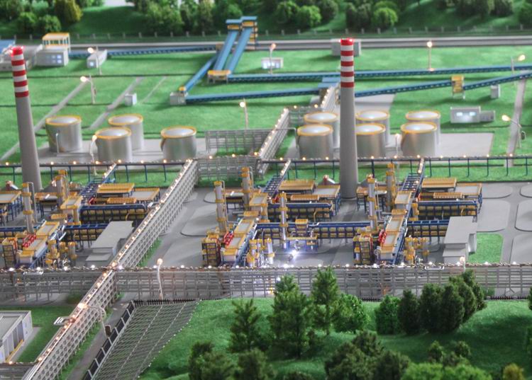 禹城市石化区模型