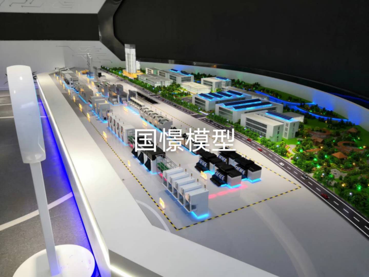 禹城市建筑模型