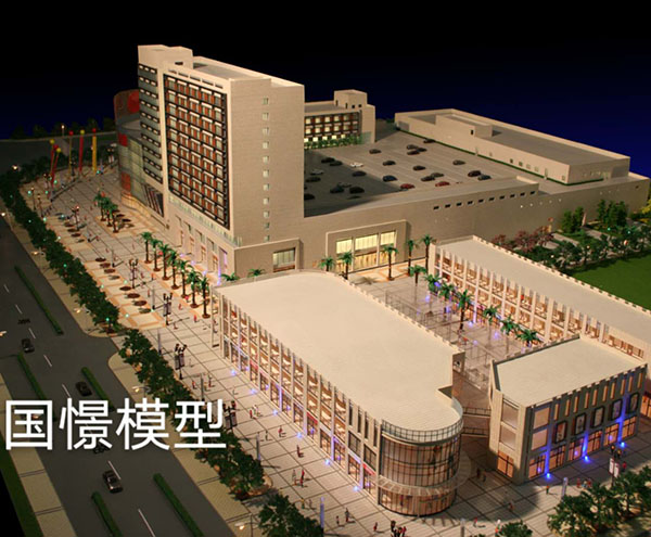 禹城市建筑模型