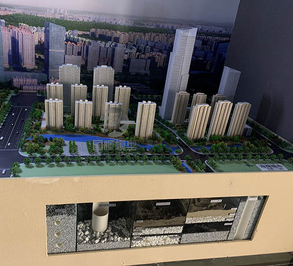 禹城市建筑模型