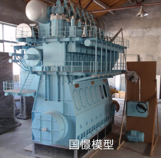 禹城市发动机模型