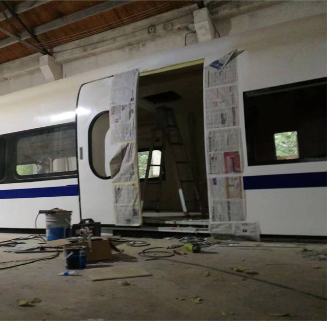 禹城市高铁模型