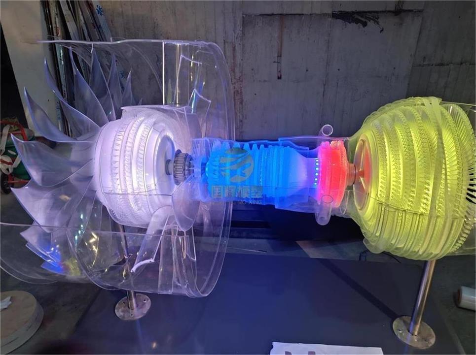 禹城市飞机发动机模型